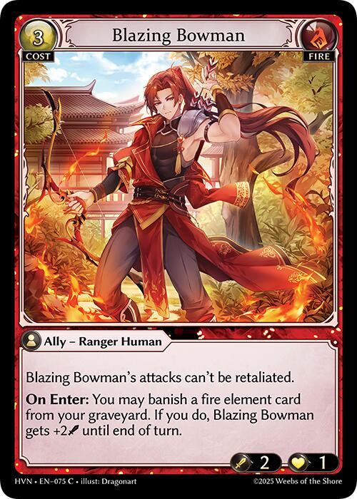 Blazing Bowman (075) [Abyssal Heaven] | Webway Games
