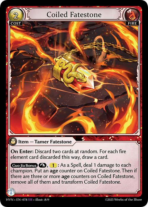 Coiled Fatestone // Serpentine Judicator (078) [Abyssal Heaven] | Webway Games