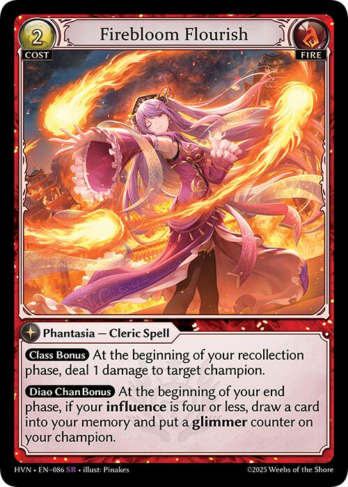 Firebloom Flourish (086) [Abyssal Heaven] | Webway Games