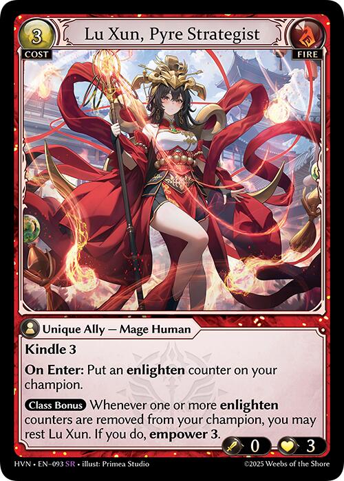 Lu Xun, Pyre Strategist (093) [Abyssal Heaven] | Webway Games