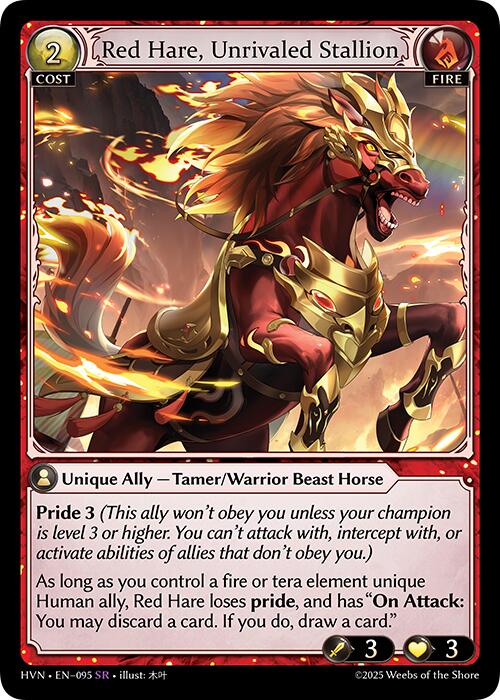 Red Hare, Unrivaled Stallion (095) [Abyssal Heaven] | Webway Games