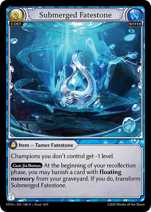 Submerged Fatestone // Commanding Sea Titan (140) [Abyssal Heaven] | Webway Games