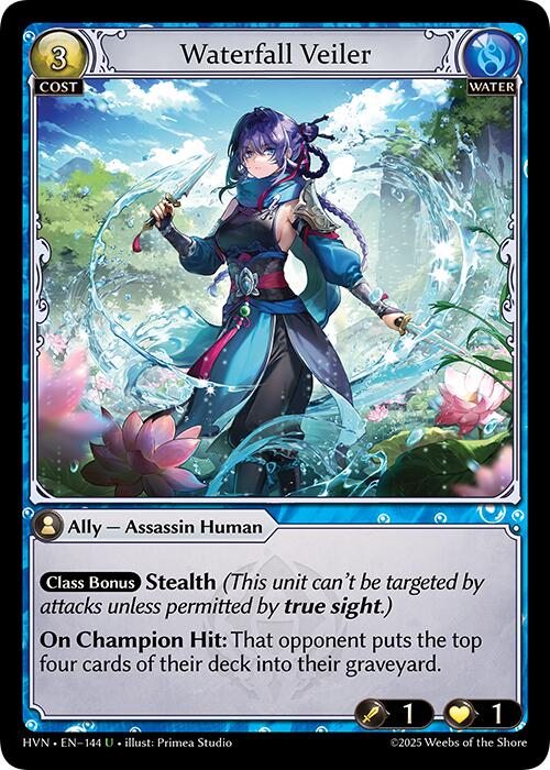Waterfall Veiler (144) [Abyssal Heaven] | Webway Games