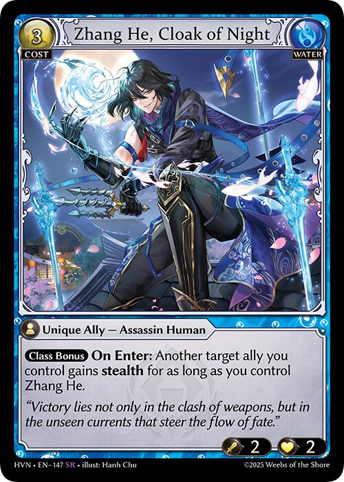 Zhang He, Cloak of Night (147) [Abyssal Heaven] | Webway Games
