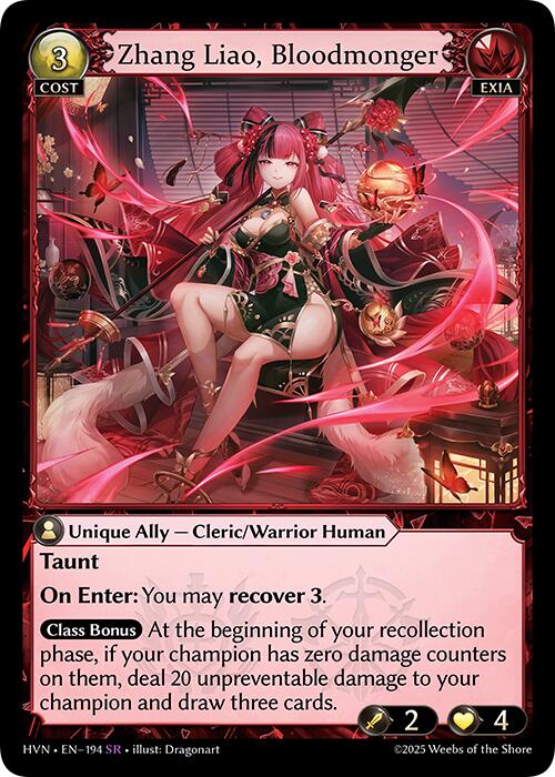 Zhang Liao, Bloodmonger (194) [Abyssal Heaven] | Webway Games