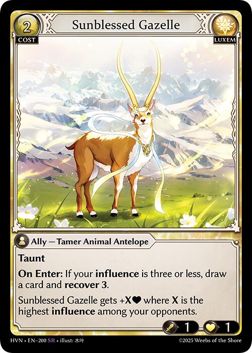 Sunblessed Gazelle (200) [Abyssal Heaven] | Webway Games