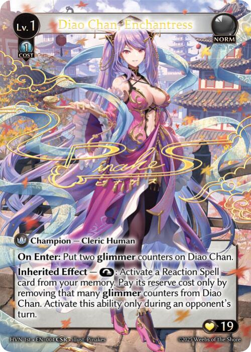 Diao Chan, Enchantress (CSR) (004) [Abyssal Heaven] | Webway Games