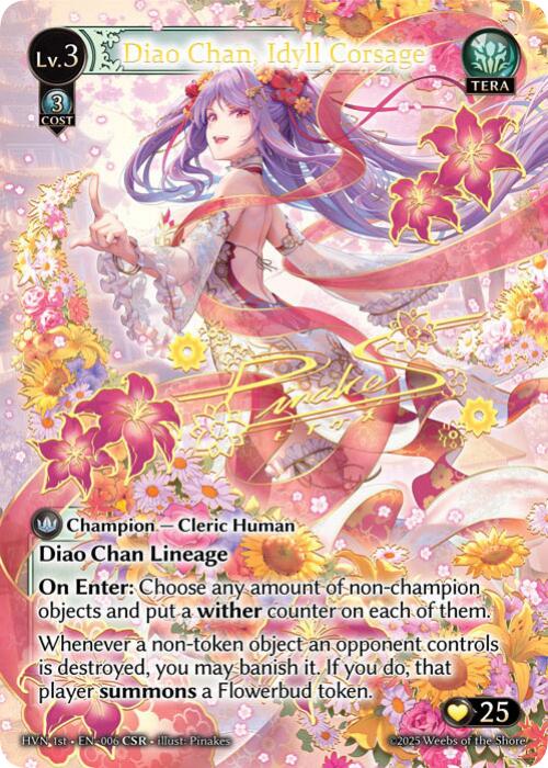 Diao Chan, Idyll Corsage (CSR) (006) [Abyssal Heaven] | Webway Games