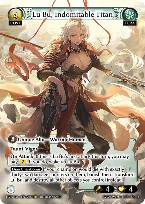Lu Bu, Indomitable Titan (208) [Abyssal Heaven] | Webway Games