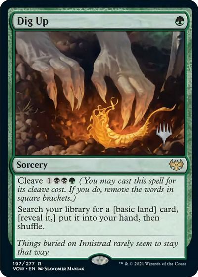 Dig Up (Promo Pack) [Innistrad: Crimson Vow Promos] | Webway Games