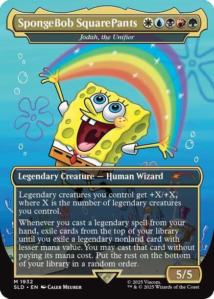 SpongeBob SquarePants - Jodah, the Unifier [Secret Lair Drop Series] | Webway Games