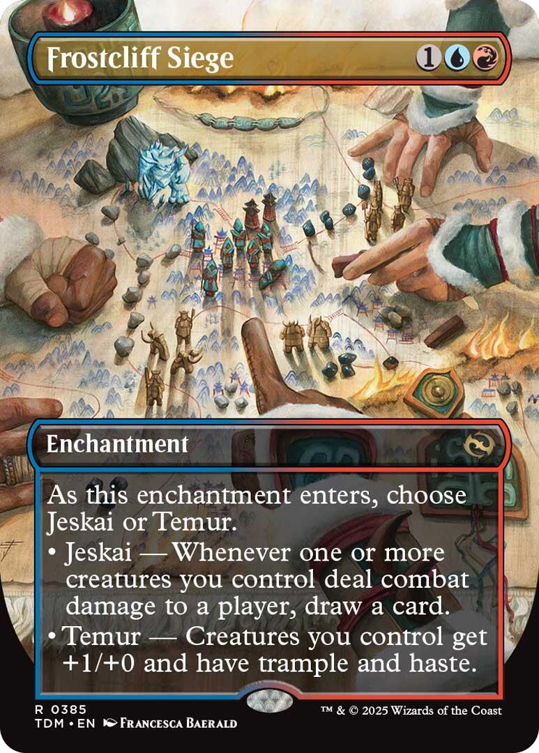 Frostcliff Siege (Borderless) [Tarkir: Dragonstorm] | Webway Games