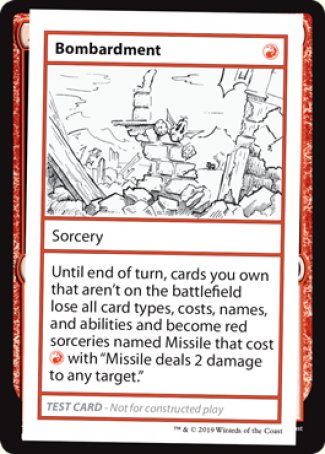 Bombardment (2021 Edition) [Mystery Booster Playtest Cards] | Webway Games