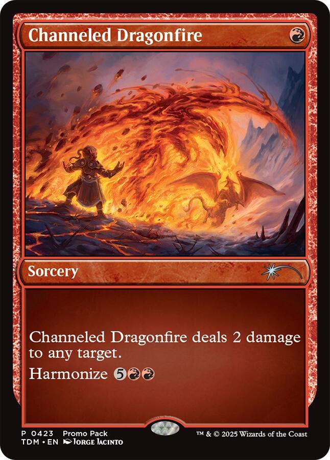 Channeled Dragonfire (Promo Pack) [Tarkir: Dragonstorm Promos] | Webway Games