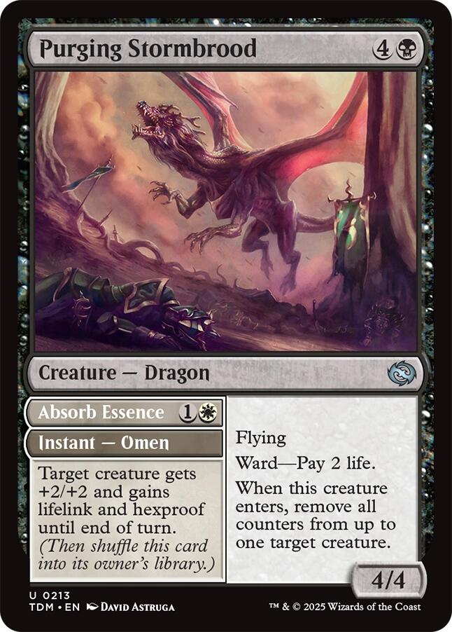 Purging Stormbrood [Tarkir: Dragonstorm] | Webway Games