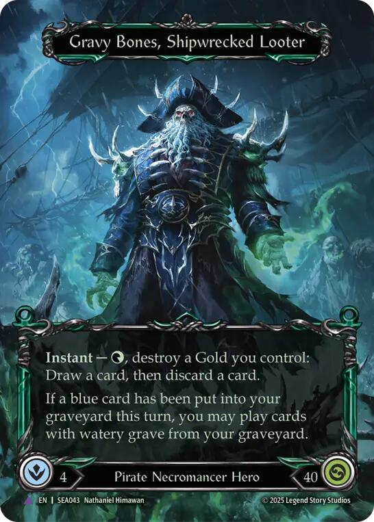 Gravy Bones, Shipwrecked Looter (Marvel) [SEA043] (High Seas)  Cold Foil | Webway Games