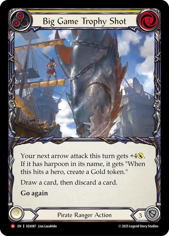 Big Game Trophy Shot [SEA087] (High Seas)  Rainbow Foil | Webway Games