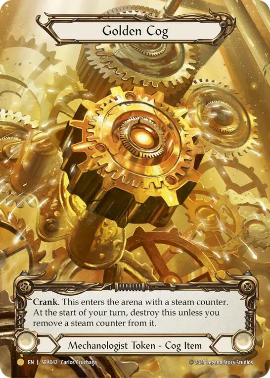 Golden Cog (Marvel) [SEA042] (High Seas)  Rainbow Foil | Webway Games