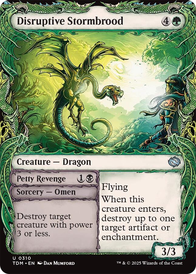Disruptive Stormbrood (Showcase) [Tarkir: Dragonstorm] | Webway Games