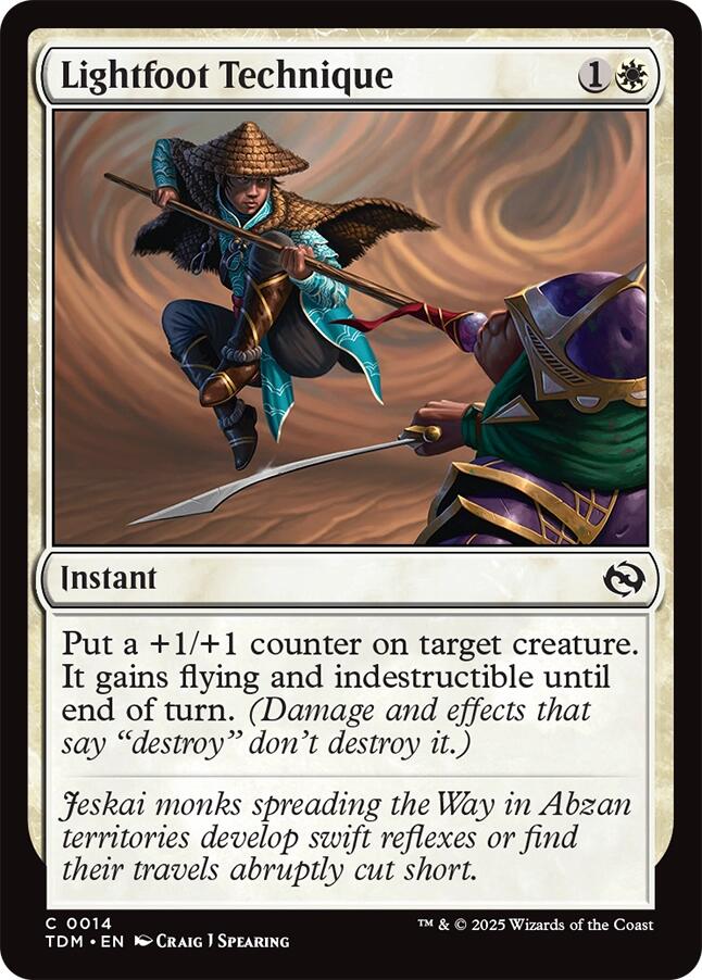 Lightfoot Technique [Tarkir: Dragonstorm] | Webway Games