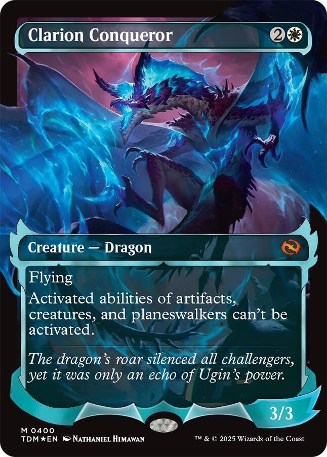 Clarion Conqueror (Showcase) [Tarkir: Dragonstorm] | Webway Games
