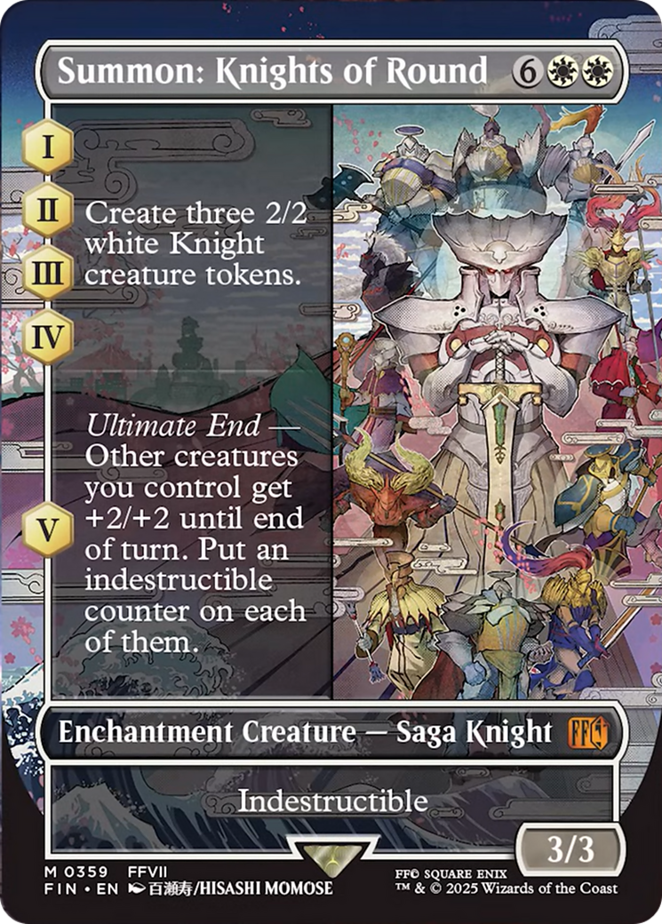 Summon: Knights of Round (Borderless) [FINAL FANTASY] | Webway Games