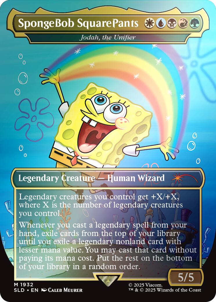 SpongeBob SquarePants - Jodah, the Unifier (Rainbow Foil) [Secret Lair Drop Series] | Webway Games