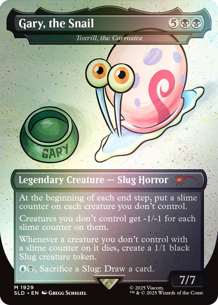 Gary, the Snail - Toxrill, the Corrosive (Rainbow Foil) [Secret Lair Drop Series] | Webway Games