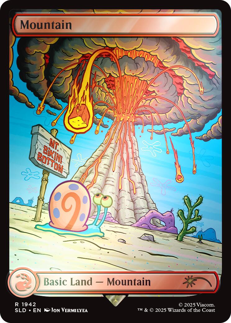 Mountain (1942) (Rainbow Foil) [Secret Lair Drop Series] | Webway Games
