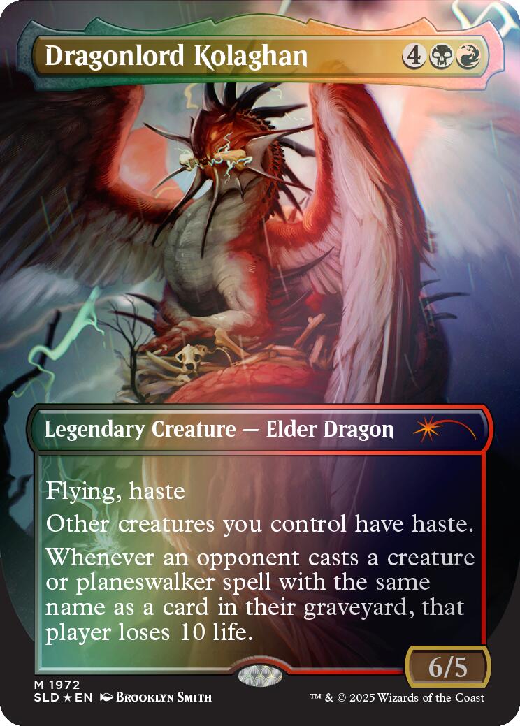 Dragonlord Kolaghan (1972) (Rainbow Foil) [Secret Lair Drop Series] | Webway Games