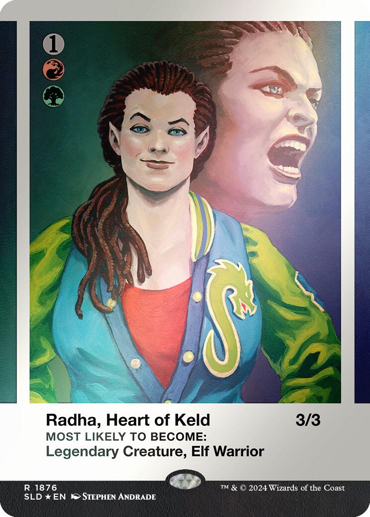 Radha, Heart of Keld (Rainbow Foil) [Secret Lair Drop Series] | Webway Games
