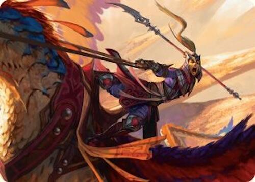 Dragonback Lancer Art Card (3/54) [Tarkir: Dragonstorm Art Series] | Webway Games