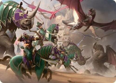 United Battlefront Art Card (5/54) [Tarkir: Dragonstorm Art Series]