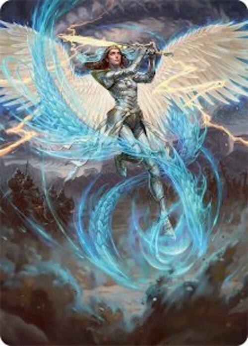 Elspeth, Storm Slayer Art Card (49/54) [Tarkir: Dragonstorm Art Series] | Webway Games