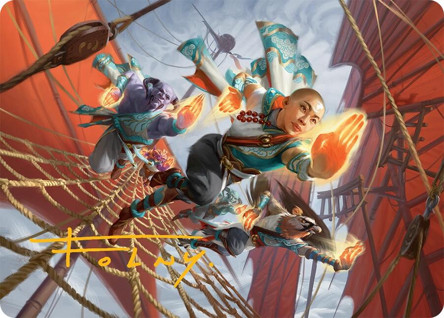 Aligned Heart Art Card (52/54) (Gold-Stamped Signature) [Tarkir: Dragonstorm Art Series] | Webway Games
