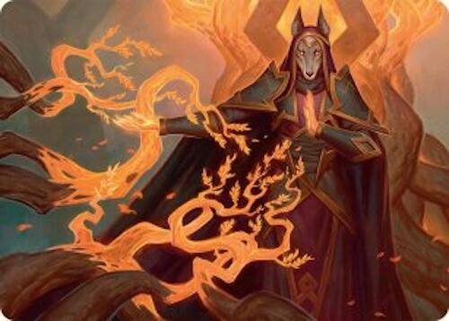 Abzan Devotee Art Card (10/54) [Tarkir: Dragonstorm Art Series] | Webway Games