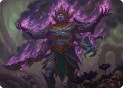 Rot-Curse Rakshasa Art Card (13/54) [Tarkir: Dragonstorm Art Series] | Webway Games