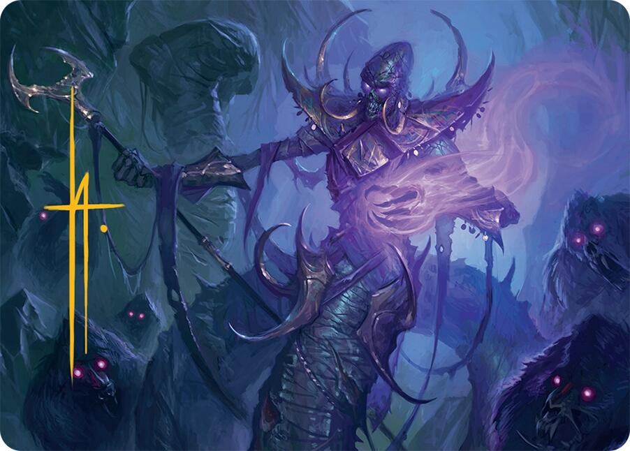 Sidisi, Regent of the Mire Art Card (14/54) (Gold-Stamped Signature) [Tarkir: Dragonstorm Art Series] | Webway Games
