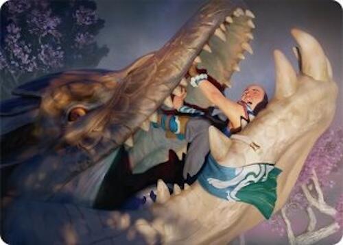 Jaws of Defeat Art Card (53/54) [Tarkir: Dragonstorm Art Series] | Webway Games