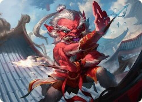 Devoted Duelist Art Card (15/54) [Tarkir: Dragonstorm Art Series] | Webway Games