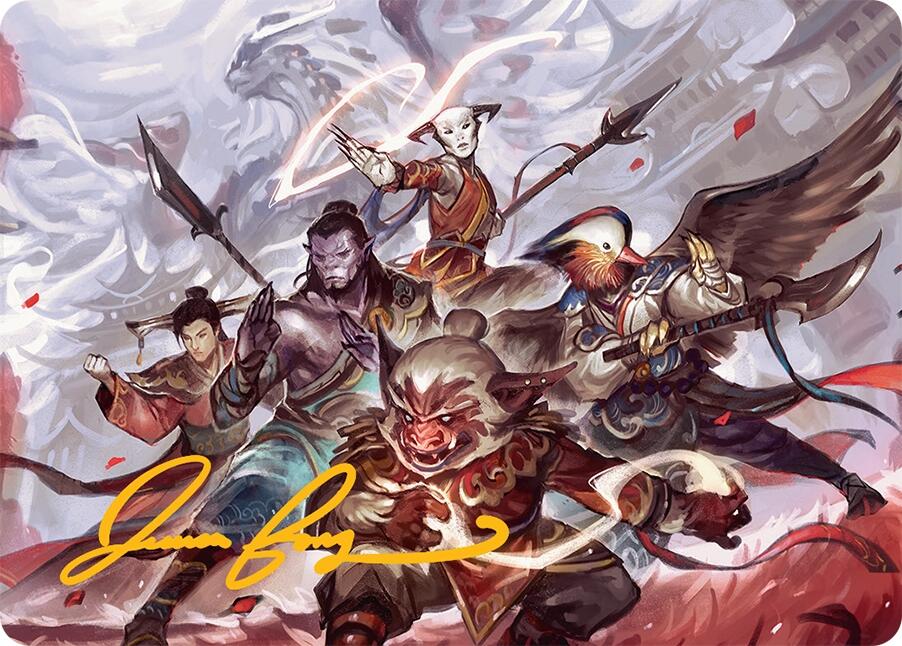 Will of the Jeskai Art Card (54/54) (Gold-Stamped Signature) [Tarkir: Dragonstorm Art Series] | Webway Games