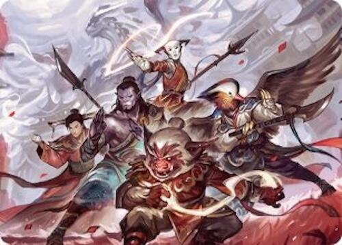 Will of the Jeskai Art Card (54/54) [Tarkir: Dragonstorm Art Series] | Webway Games
