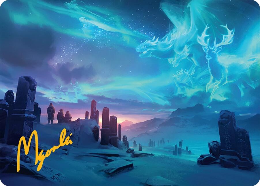 Auroral Procession Art Card (20/54) (Gold-Stamped Signature) [Tarkir: Dragonstorm Art Series] | Webway Games