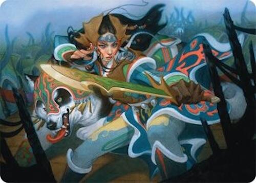 Eshki Dragonclaw Art Card (23/54) [Tarkir: Dragonstorm Art Series] | Webway Games