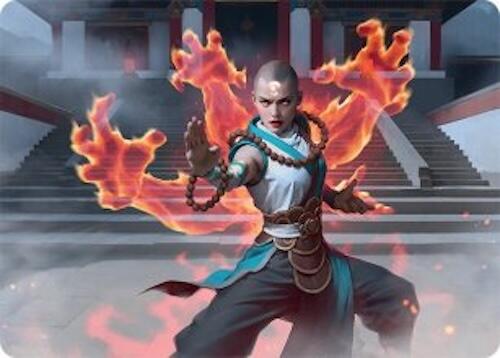 Flamehold Grappler Art Card (24/54) [Tarkir: Dragonstorm Art Series] | Webway Games