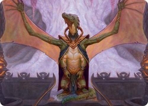 Kheru Goldkeeper Art Card (36/54) [Tarkir: Dragonstorm Art Series] | Webway Games
