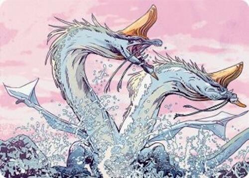 Twinmaw Stormbrood Art Card (39/54) [Tarkir: Dragonstorm Art Series] | Webway Games