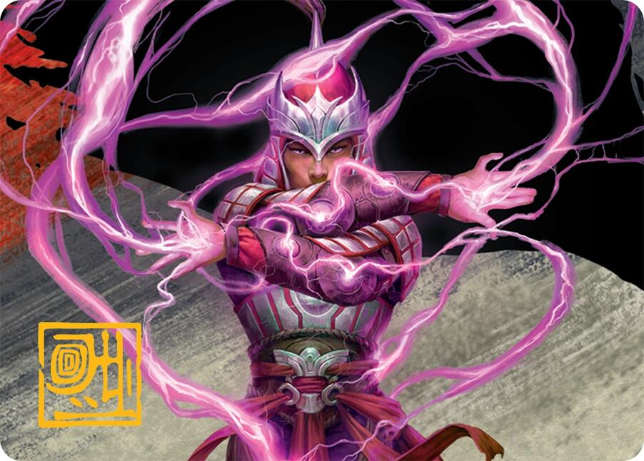 All-Out Assault Art Card (43/54) (Gold-Stamped Signature) [Tarkir: Dragonstorm Art Series] | Webway Games