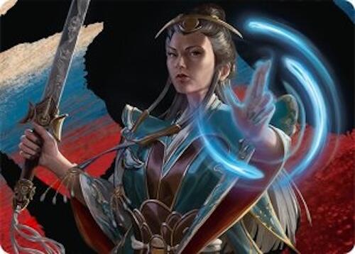 Narset, Jeskai Waymaster Art Card (44/54) [Tarkir: Dragonstorm Art Series] | Webway Games