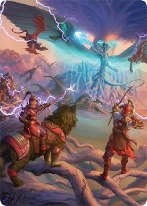 All-Out Assault Art Card (50/54) [Tarkir: Dragonstorm Art Series] | Webway Games